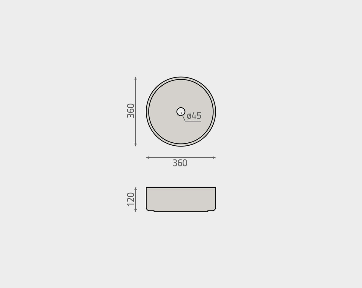 Lavabo Dallas Circular