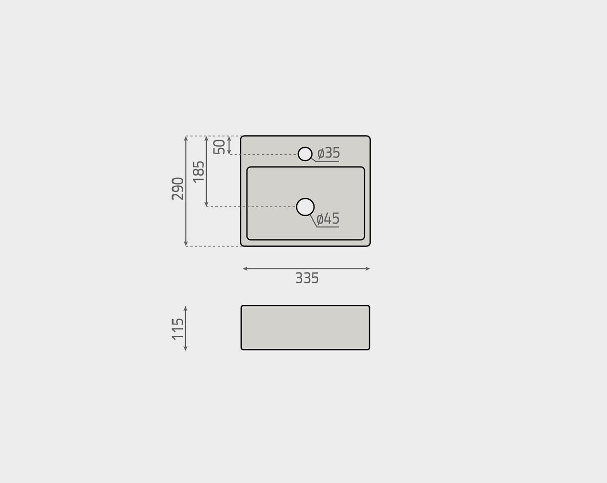 Ronda washbasin