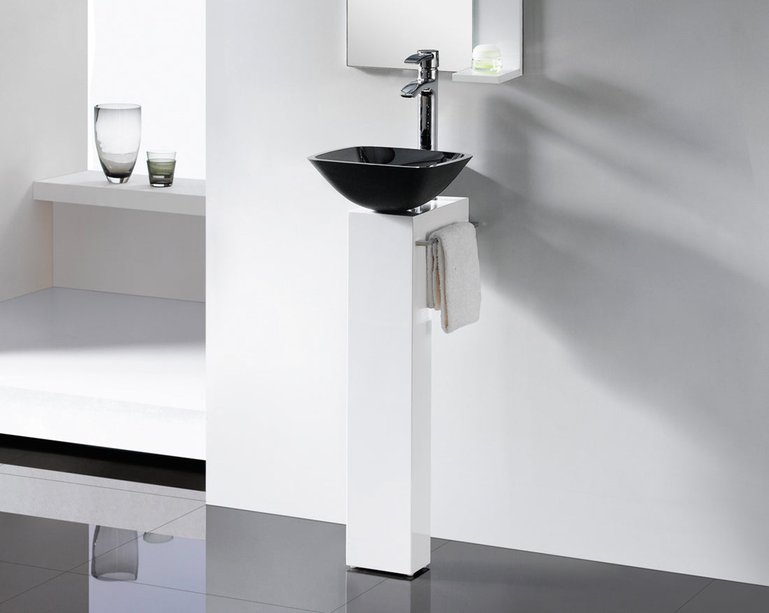 Wooden pedestal