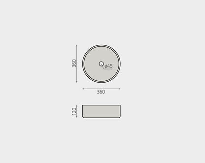 Dallas Circular Washbasin